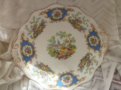 FOLEY CHINA "Broadway" cake plate, in Beautiful Condition