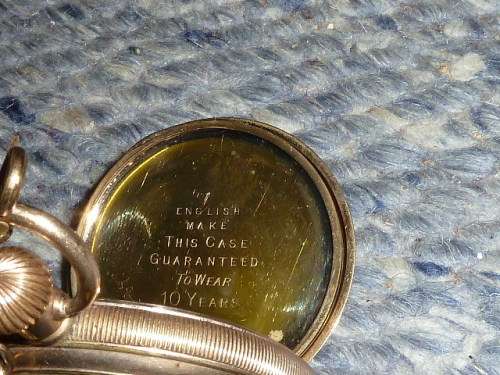 Gold Plated Pocket Watch  " STAR",   in a Dennison watch Case, in Good working Order