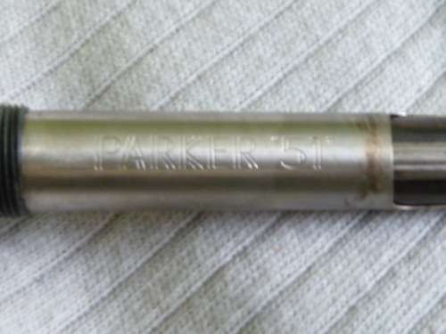 PARKER - 51 Green , ink Fountain Pen Gold Nib  Vacuum Filled Beautiful Condition - SCARCE