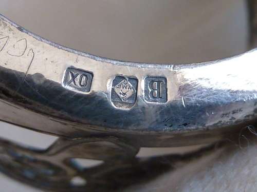 WMF Art Nouveau  Tea cup Holders (Pair)