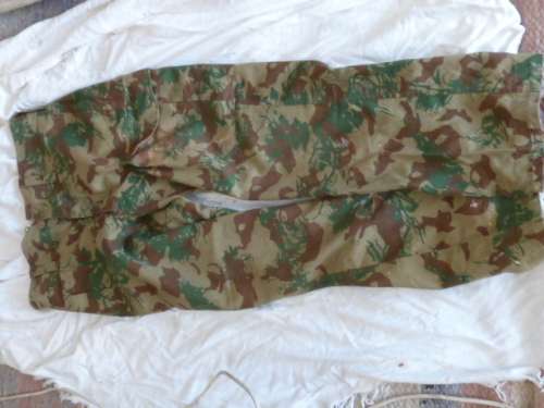 KOEVOET Bush Camoflage Trousers used between 1970 - 1980's South African Bush War