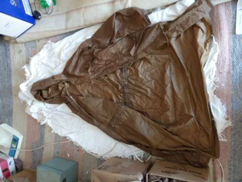 SADF Browns Raincoat  with Hood and lower jacket extendable flap