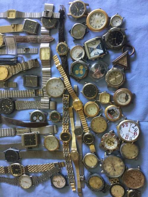 watches [JOB LOT]  need TLC,  lovely straps, Parts