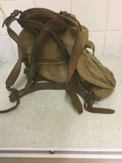 WW2 A-Frame Back-Pack, British Allied Forces  made from Leather and canvas