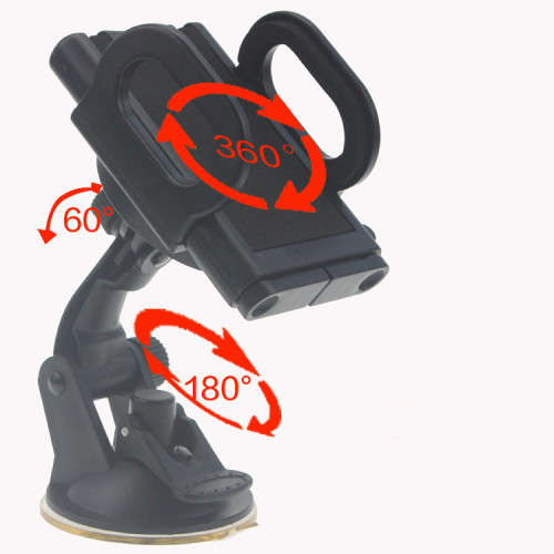 Car mobile phone holder multi-function windshield suction cup