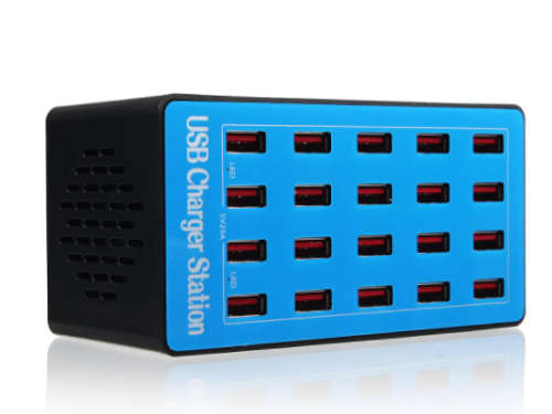 Multi-port charger 20-port USB mobile phone tablet multi-port charging station