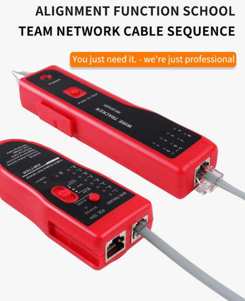 Network RJ45 RJ11 Telephone LAN Cable Tester Wire Tracker Tracer Wire Finder