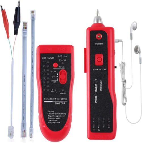 Network RJ45 RJ11 Telephone LAN Cable Tester Wire Tracker Tracer Wire Finder