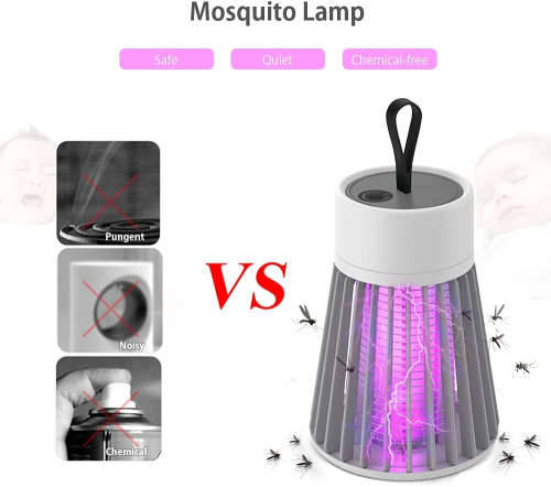 Mosquito Killer Portable Electric Mosquito Killer Lamp Rechargeable Electronic Bug Traps