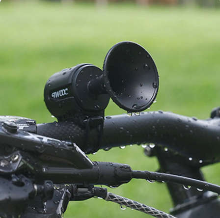 120db electric bicycle horn loud bicycle bell belt warning sound bicycle horn belt