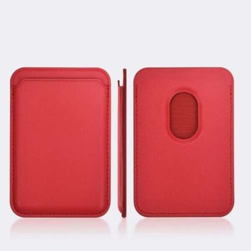 Luxurious leather mobile phone magnetic card holder