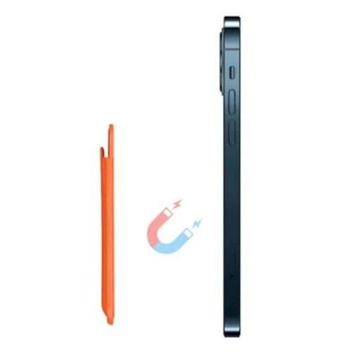 Luxurious leather mobile phone magnetic card holder