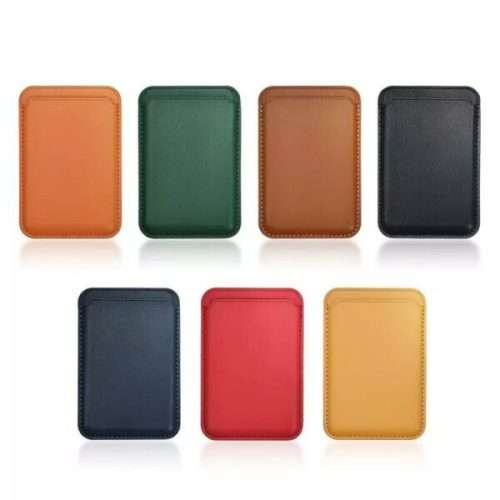 Luxurious leather mobile phone magnetic card holder