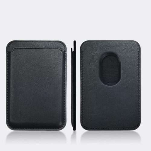 Luxurious leather mobile phone magnetic card holder