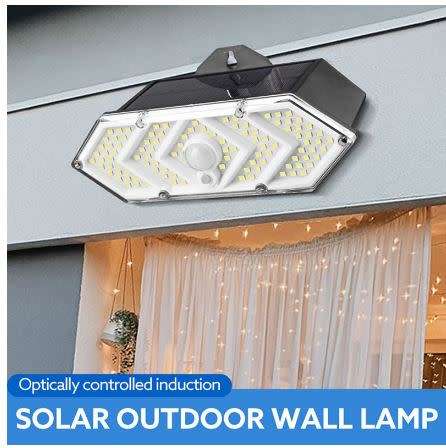 Rechargeable Solar Sensor Interaction Wall Lamp