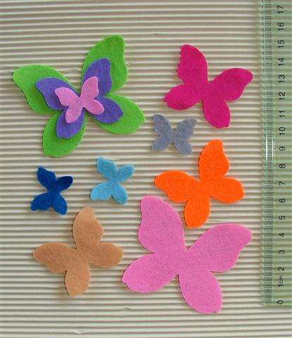 Crafty Stuff: Felt shapes : Butterflies (approx 10)