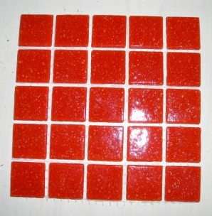 Crafty Stuff: Mosaic tiles : Red