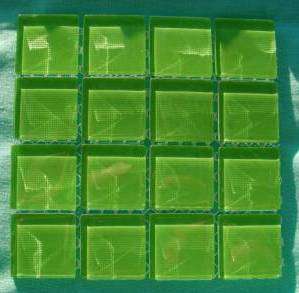 Crafty Stuff:  Mosaic Crystal Glass Tiles: Apple Green