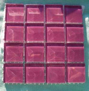 Crafty Stuff:  Mosaic Crystal Glass Tiles: Purple