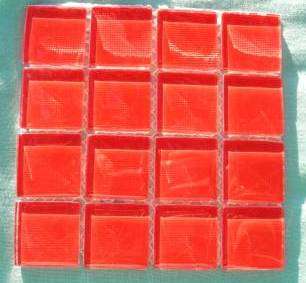 Crafty Stuff:  Mosaic Crystal Glass Tiles: RED