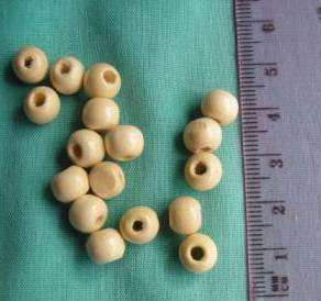 Crafty Stuff:  Wooden Beads, Natural