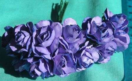 Crafty Stuff: Paper Roses : Lilac