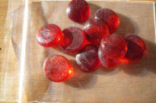 Crafty Stuff : Glass Pebble: RED