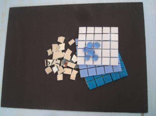 Crafty Stuff: Mosaic Kit : Blackboard:  PLUS FREE Mirror pieces