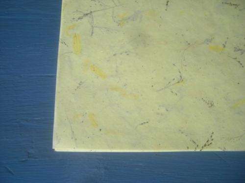 Crafty Stuff:  Mulberry Paper Yellow Grass