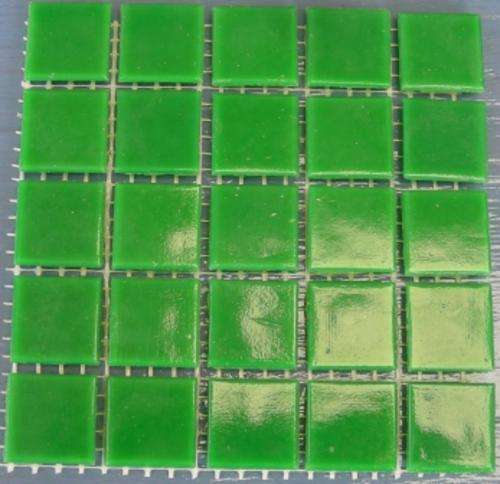 Crafty Stuff: Mosaic tiles : Mid Green