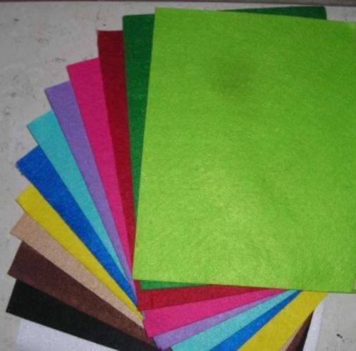 Crafty Stuff:  Felt Squares: Set of 11 Exciting colours!