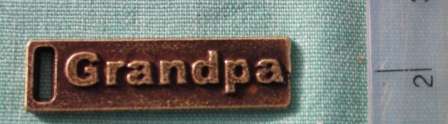 Crafty Stuff: Antique Brass  "Grandpa"