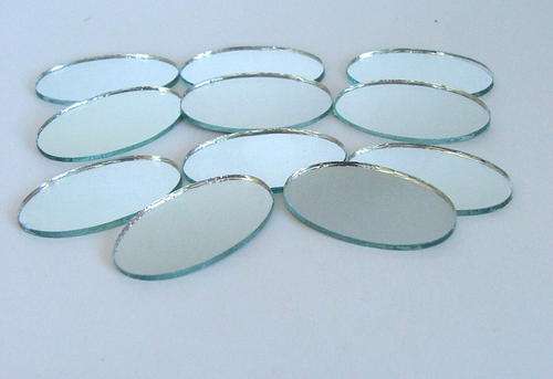 Crafty Stuff: Oval Mirrors- perfect for mosaic or scrapping