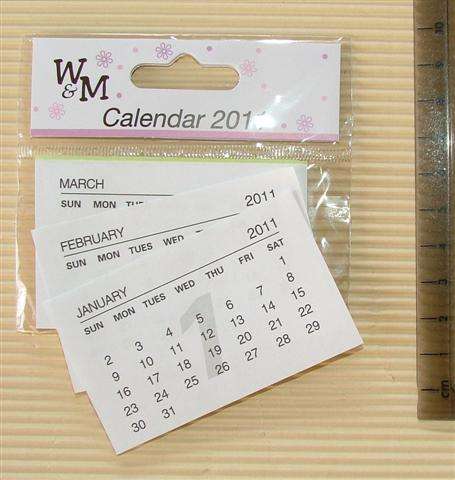 Crafty Stuff: 2011 Calendars: make your own!