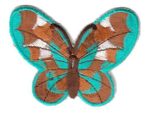 Crafty Stuff: Iron on motif Brown Green Butterfly