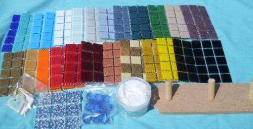 Crafty Stuff: BUMPER Mosaic Tiles 442 tiles, PLUS 4  FREE GIFTS!!
