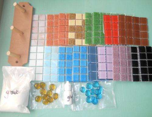 Crafty Stuff : Mosaic Tile Set: 389 Tiles PLUS 5 FREE GIFTS !!