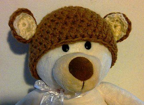 Crafty Stuff: Crochet Baby Beanie TEDDY ears