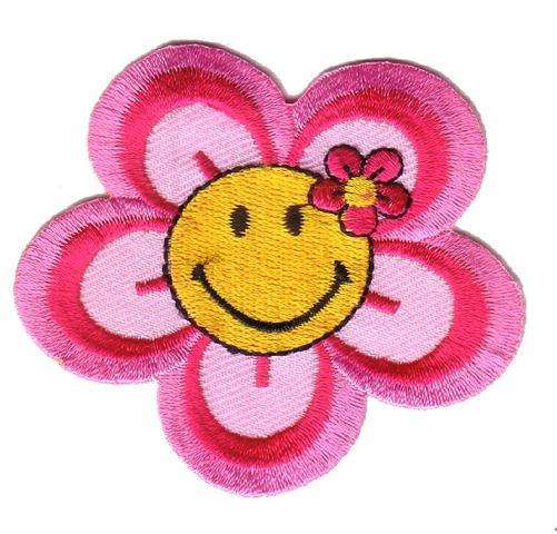 Crafty Stuff: Iron on motif Smiley flower face