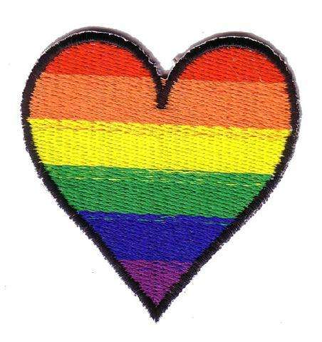 Crafty Stuff: Iron on motif Rainbow Heart