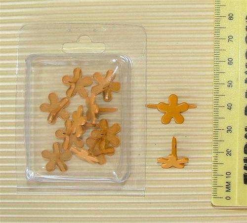 Crafty Stuff: ORange flower brads 12