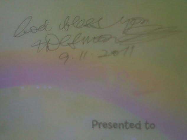 Desmond Tutu Autographed book - Children of God (Re-listed; non-payment by winning bidder)