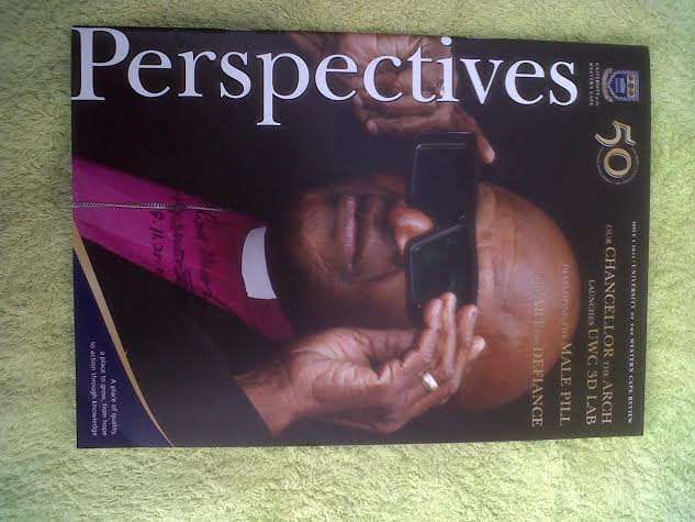 Desmond Tutu Autographed Magazine Cover - Perspectives