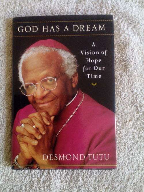 Desmond Tutu Autographed book - God has a Dream