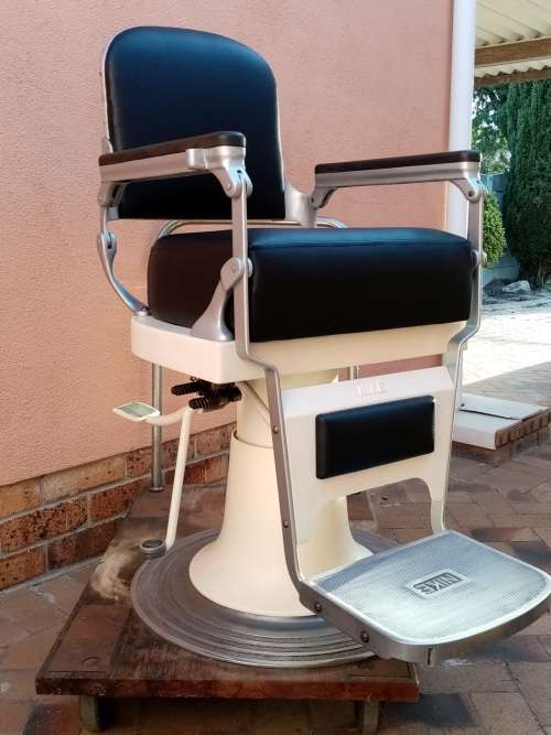 Nike Vintage Barber Chair -  circa: 1940's - 1950's