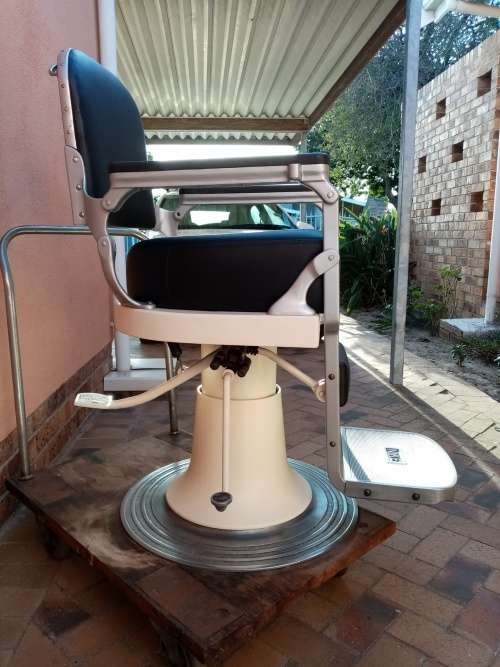 Nike Vintage Barber Chair -  circa: 1940's - 1950's