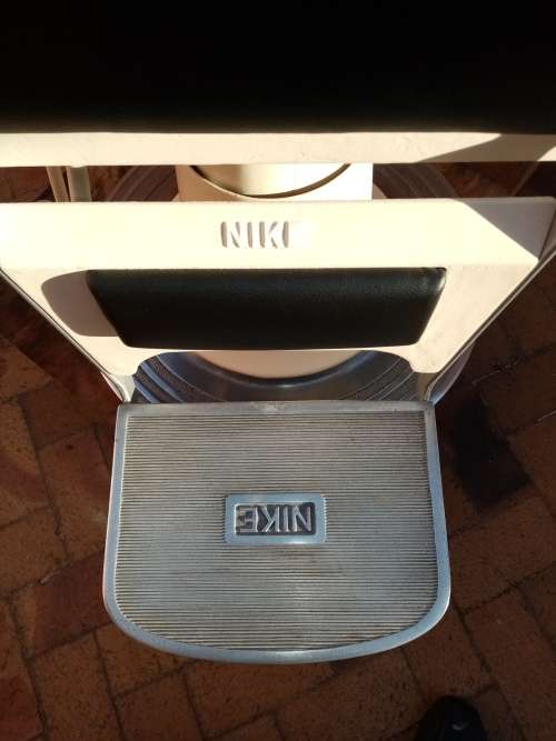 Nike Vintage Barber Chair -  circa: 1940's - 1950's