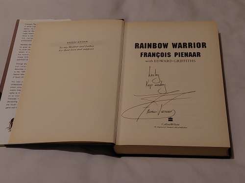 Francois Pienaar Autographed Book and Photo
