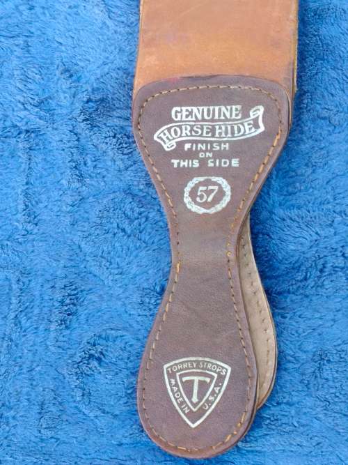 Cut Throat straight Razor, Strop & oil stone