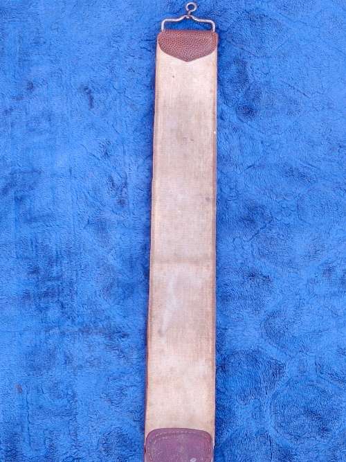 Cut Throat straight Razor, Strop & oil stone